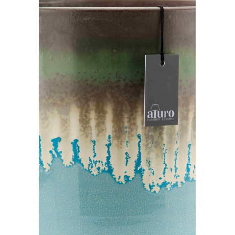 Wysoka niebieska osłonka ceramiczna MAVI ALURO XXL