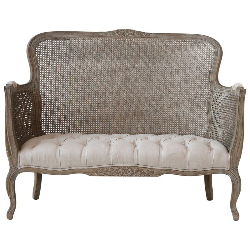 Stylowa sofa tapicerowana Ludwik Chic Antique