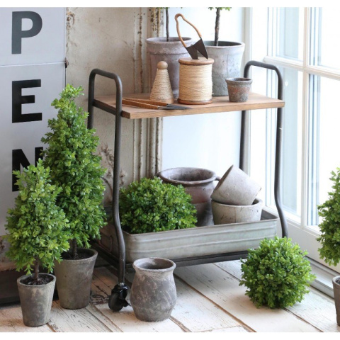 Metalowy stolik loftowy Chic Antique