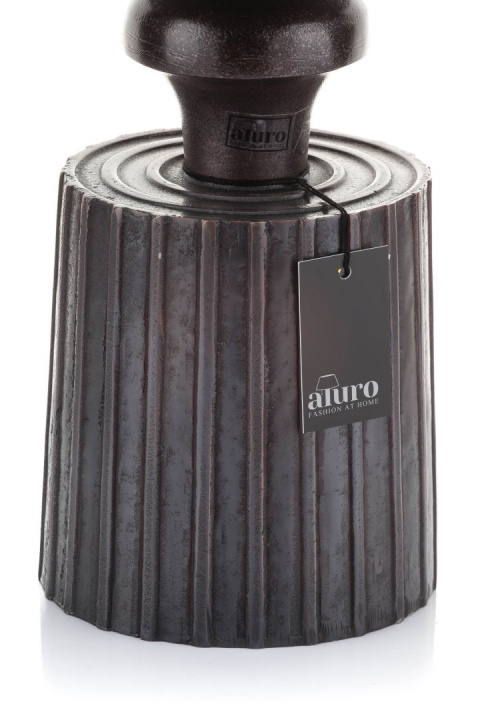 Nowoczesny matalowy wyoski wazon HERMES Aluro XL