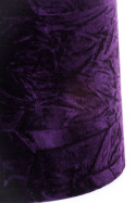 Fioletowy abażur do lamp - królewski aksamit ALUTO L