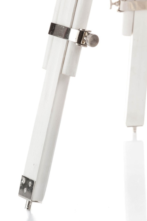 Loftowa biała lampa podłogowa MATISSE ALURO