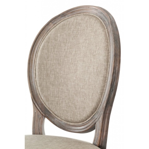 Krzesło drewniane tapicerowane prowansalskie PALIDA ALURO