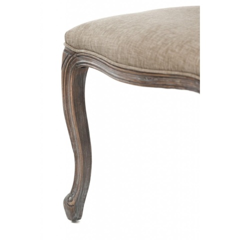 Krzesło drewniane tapicerowane prowansalskie PALIDA ALURO