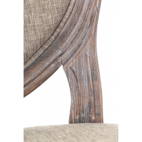 Krzesło drewniane tapicerowane prowansalskie PALIDA ALURO