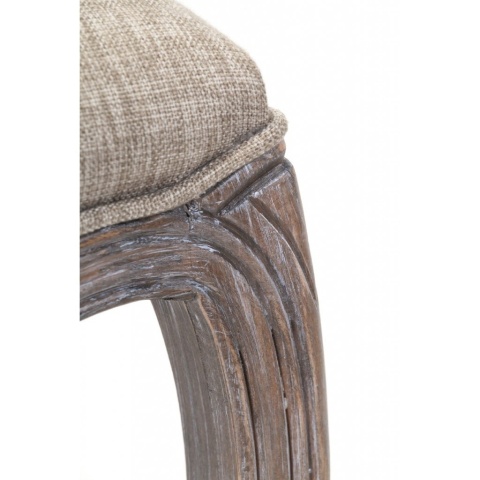 Krzesło drewniane tapicerowane prowansalskie PALIDA ALURO