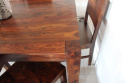 Kolonialny stół drewniany rozkładany 160/100 indyjski