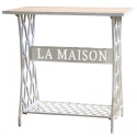 Prowansalski stolik metalowy LA MAISON Chic Antique