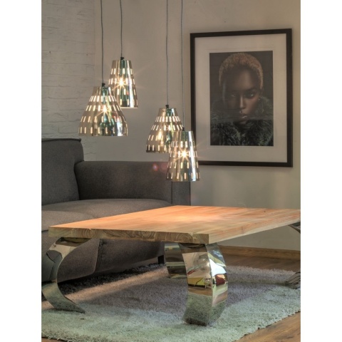 Metalowa lampa wisząca INDIGO 1 ALURO