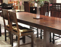 Meble kolonialne - długi stół rozkładany drewniany