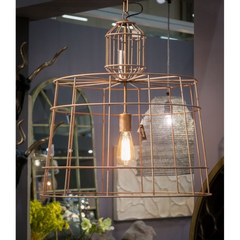 Ażurowa metalowa lampa wisząca MONO ALURO