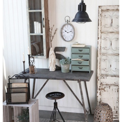 Zielona szafeczka / organizer prowansalska Chic Antique