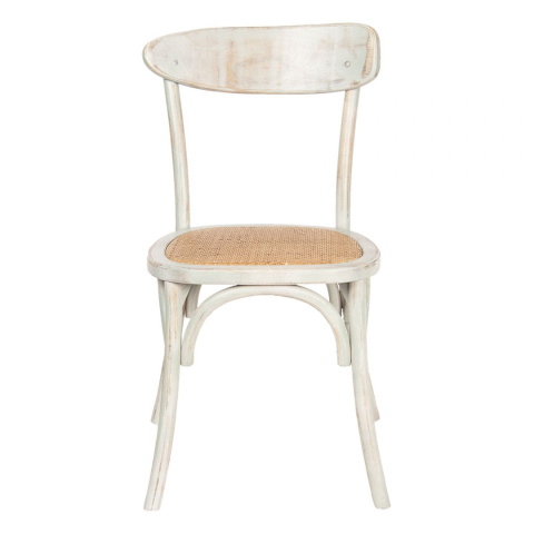 Przecierane krzesło antyczna biel prowansalskie