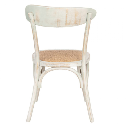Przecierane krzesło antyczna biel prowansalskie