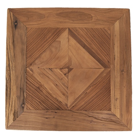 Industrialny stolik na czarnych metalowych nogach