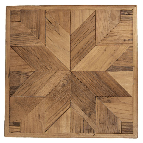 Industrialny stolik na czarnych metalowych nogach