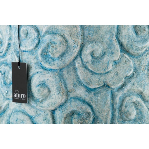 Niebieska donica ceramiczna ZEMIRA ALURO XL
