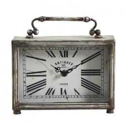 Rustykalny zegar stołowy postarzany Chic Antique