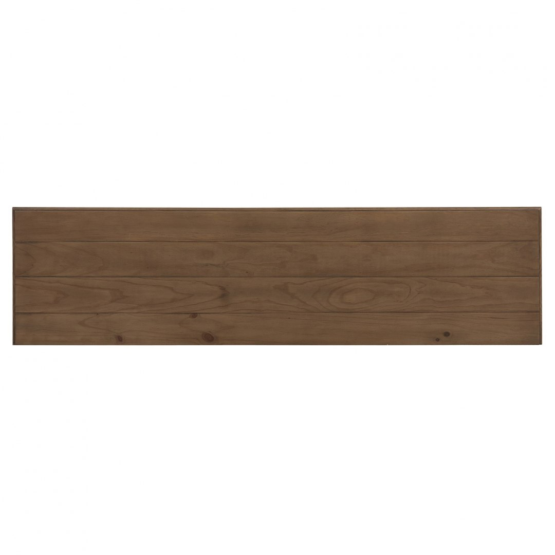 Konsola loftowa z szufladami drewno i metal ATELIER