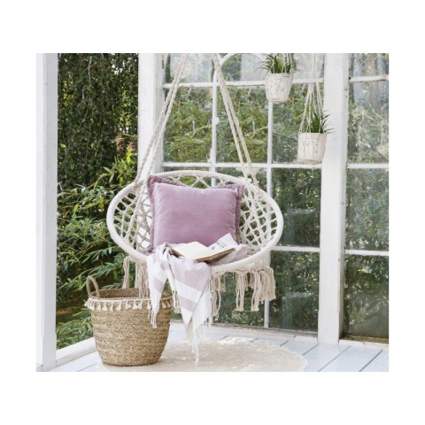 Siedzisko wiszące makrama w stylu boho Chic Antique