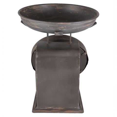 Postarzany zegar stołowy waga vintage