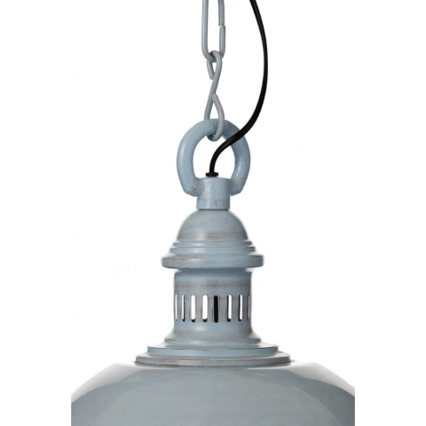 Niebieska metalowa lampa wisząca MAZINE loft ALURO