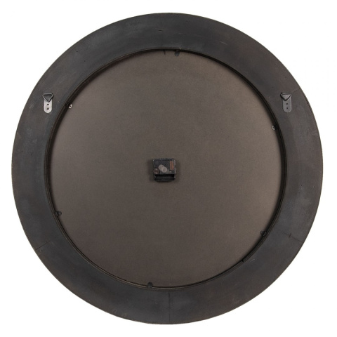 Okrągły drewniany duży zegar ścienny Clayre & Eef