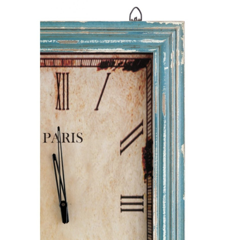 Prowansalski błękitny zegar ścienny MAZINE ALURO