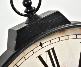 Duży postarzany zegar ścienny classic VINTAGE Belldeco