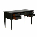 Czarne biurko w stylu francuskim CENACLE Belldeco