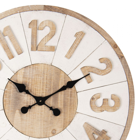 Nowoczesny okrągły zegar ścienny skandynawski