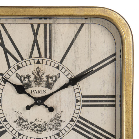 Stylizowany zegar ścienny vintage