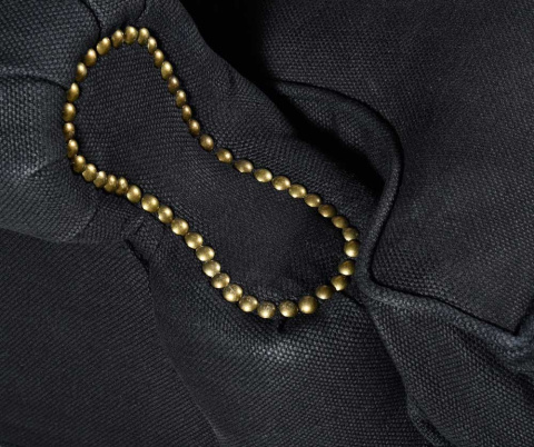 Stylowy czarny fotel tapicerowany NERO Belldeco 2 Stylowy czarny fotel tapicerowany NERO Belldeco 2