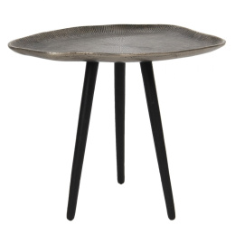 Aluminiowy stolik z nieregularnym blatem 1