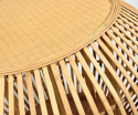 Bambusowy okrągły stolik kawowy Boho Belldeco