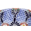 Ceramika meksykańska - mała kolorowa umywalka