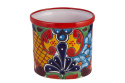 Ceramiczny kolorowy zestaw łazienkowy z Meksyku E