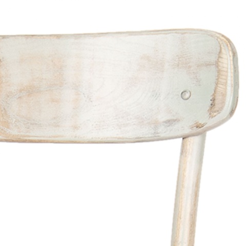 Przecierane krzesło antyczna biel prowansalskie