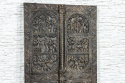 Etniczny rzeźbiony panel dekoracyjny z Indii