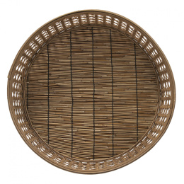 Bambusowy stolik na drewianych nóżkach boho 1