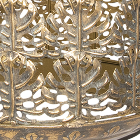 Designerska lampa wisząca z liśćmi monstery