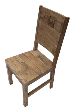 Drewniane krzesło loftowe MUMBAI 2 szt. Mauro Ferretti