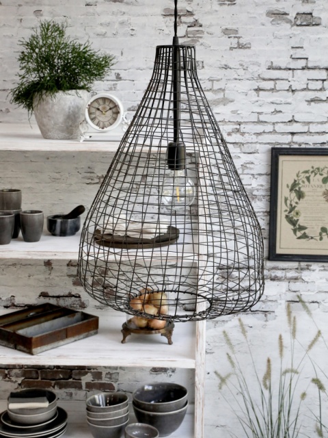 Nowoczesna ażurowa lampa wisząca Chic Antique