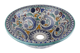 Orientalna umywalka nablatowa / wpuszczana z Maroka