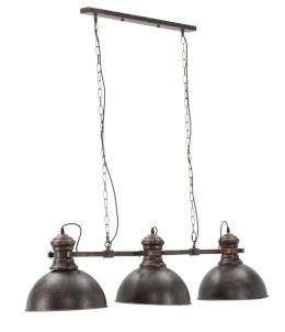 Potrójna lampa loftowa metalowa INDUSTRY