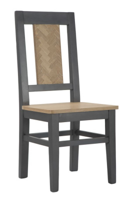 Drewniane proste krzesła skandi MALE 2 sztuki