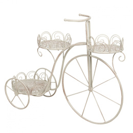Prowansalski metalowy stojak rower na kwiaty