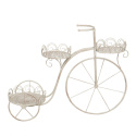 Prowansalski metalowy stojak rower na kwiaty