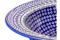 Ceramika Bolesławiec - niebieska umywalka nablatowa