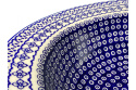 Ceramika Bolesławiec - niebieska umywalka nablatowa